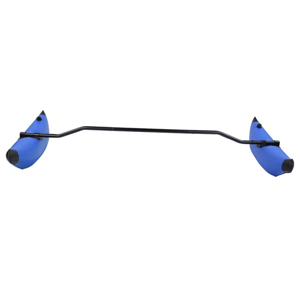Blå PVC Oppblåsbar Kajakk Kano Utligger Stabilisator Kit for Forbedret Båtbalanse