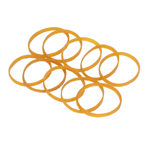 120 st gummiband med stark elasticitet och hög seghet för industriellt bruk - 160 mm omkrets, 5 mm bredd