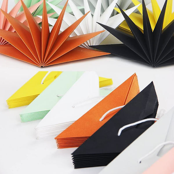 3st 30cm Paper Star Folding Orange Set