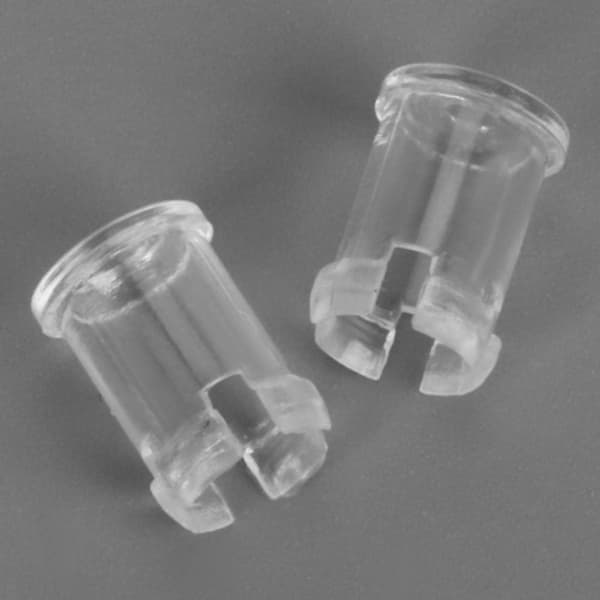 100 stk. Nylon LED Lysdiffuser Transparent Lampeskærm 5mm