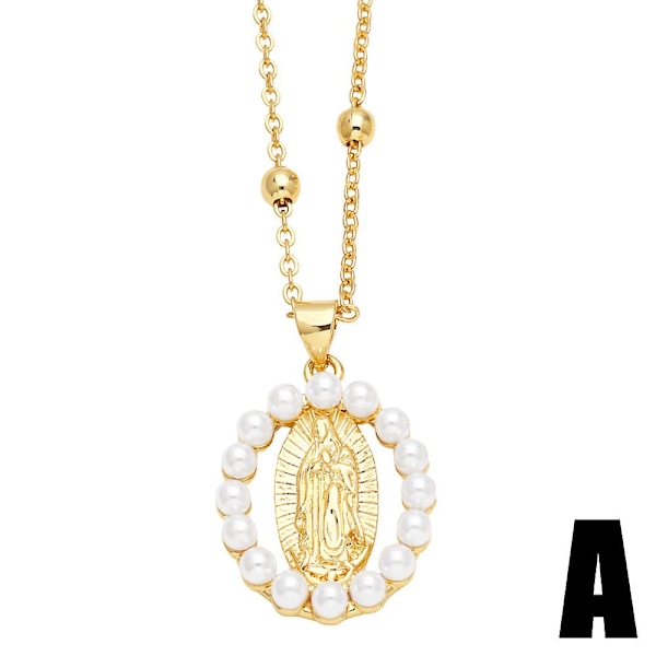 Kaulakoru Vintage Zircon Cross Muotikorut Ac9148 B