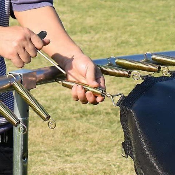 Del av studsmatta Verktyg Trampoline fjäder Dragverktyg Fjädrar Krok med handtag, studsmatta verktyg, T-krok fjäder tåg Kit, Inställning T-krok tåg Tr