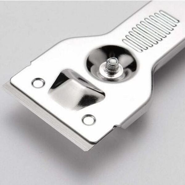 Glasskraber - Keramisk skraber - Keramik- og induktionspladeskraber 13,2*4,4cm Sølv