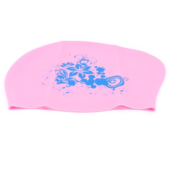 Vanntett silikonbadehette for langt hår, unisex, dykking