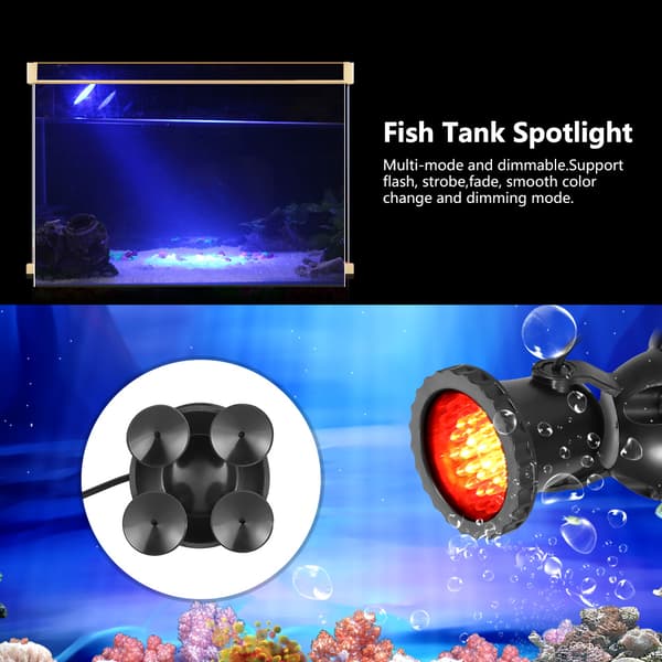 RGB Undervandsspotlight til Akvarium og Havedam