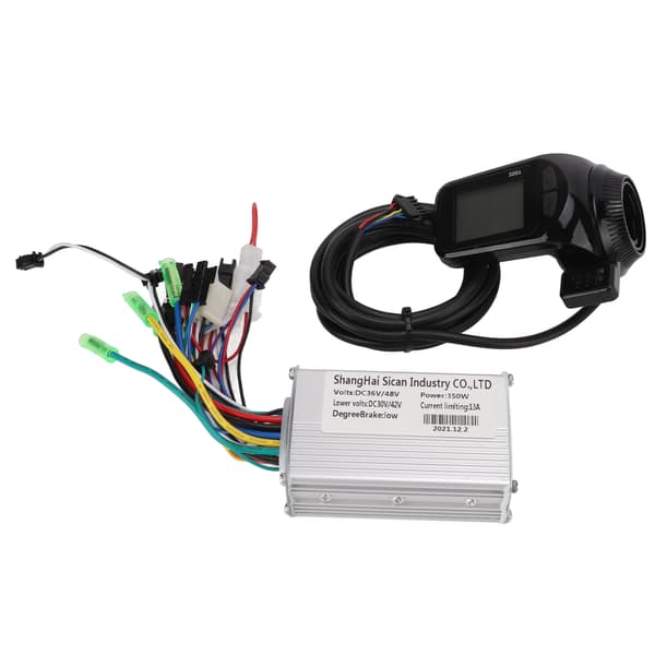 36/48V 350W Børsteløs Motorstyring med LCD-Display Panel til Elcykel Scooter