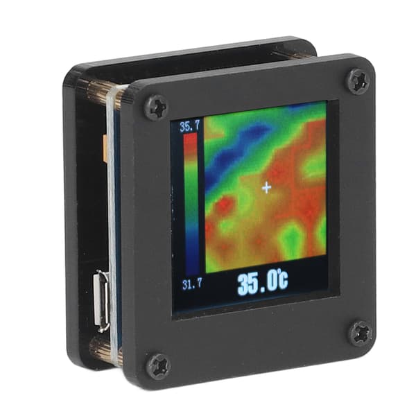 Håndholdt infrarødt termisk kamera med AMG8833 array sensor til temperaturmåling