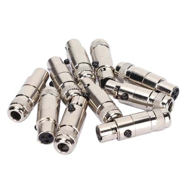 3-benet hun til han metal mini XLR-adapter mikrofonkabel monitorspeaker