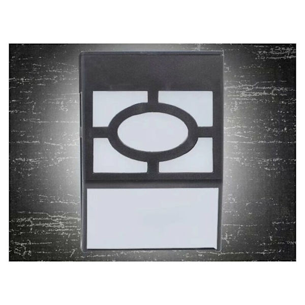 Retro Solar Vägglampa Solar LED Panel Light Väggbelysning Utomhus regntät vägglampa Vitt ljus