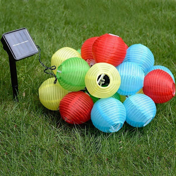 30 LED Solar String Lights 6,5 m utomhus Solar String Lights Outdoor Solar Powered vattentät dekoration för trädgård, uteplats
