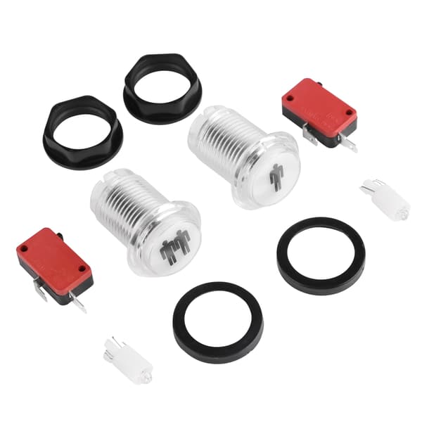 LED Arkadspel Start Spelarknappar DIY Kit 1P 2P