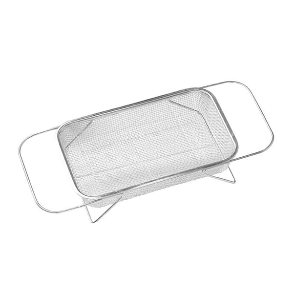 Uttrekkbart oppvaskstativ i rustfritt stål 29,5x21,5 cm