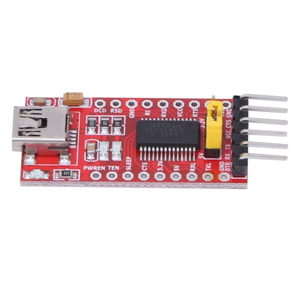 FT232RL USB 2.0 til TTL Seriell Konverter Modul 3.3V 5V Mini Adapter