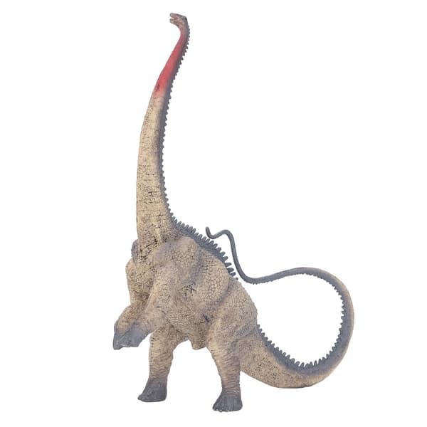 Simuloitu Diplodocus -dinosaurusmallin patsaslelu lasten kodin sisustukseen