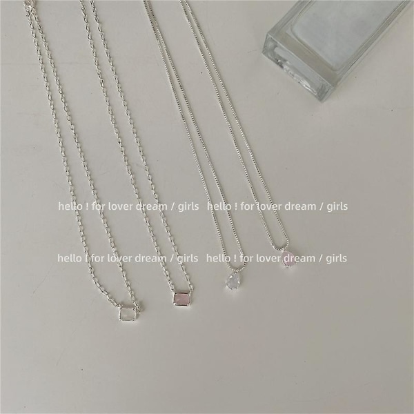 Halsband rektangel Stud Daily Outfit Modesmycken Ac1630