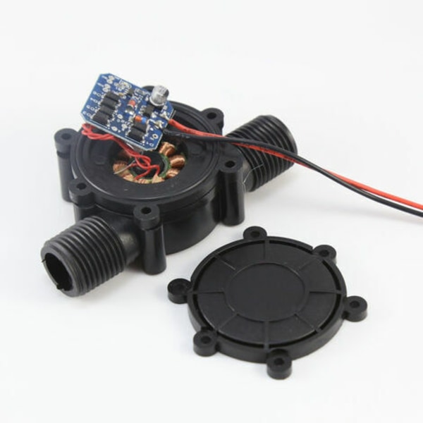 Hydroelektrisk vattenflödespump DIY Generator, 12V