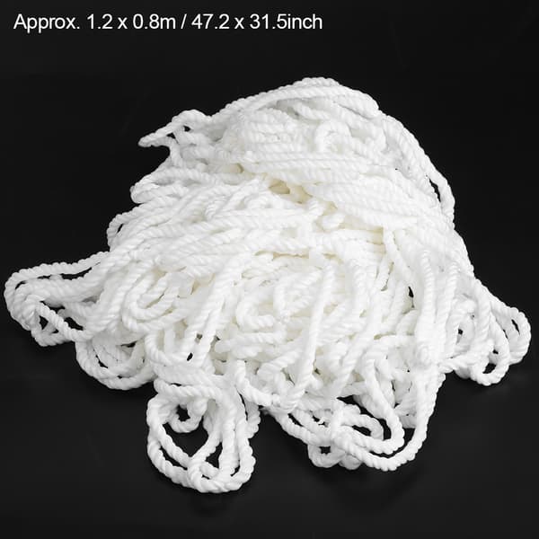 Fodboldmålnet af polypropylenfiber - 1,2 m x 0,8 m, perfekt til sportstræning
