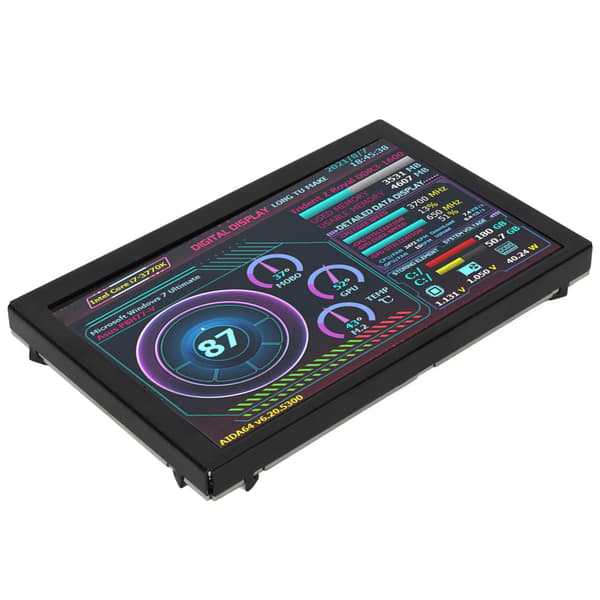 5 tommer Dator Temp Monitor IPS USB Mini Skærm PC Sensor Panel Dynamisk Display AIDA64 CPU RAM Data Monitor