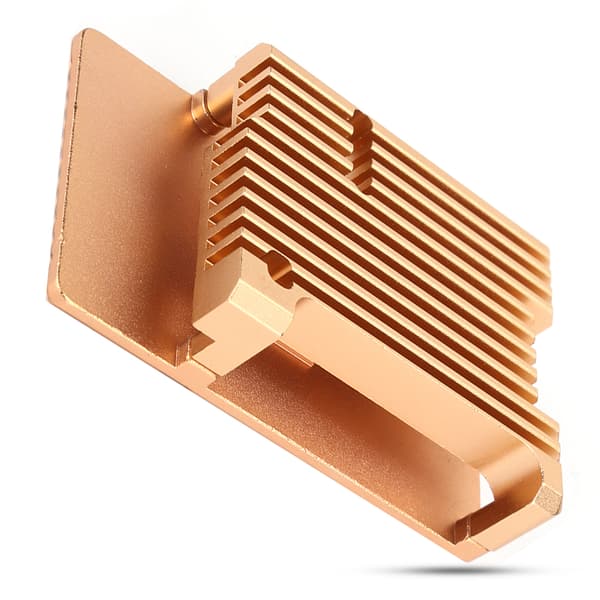 Raspberry Pi 3 Model 2B 3B Beskyttende etui i aluminiumslegering med varmeafledning