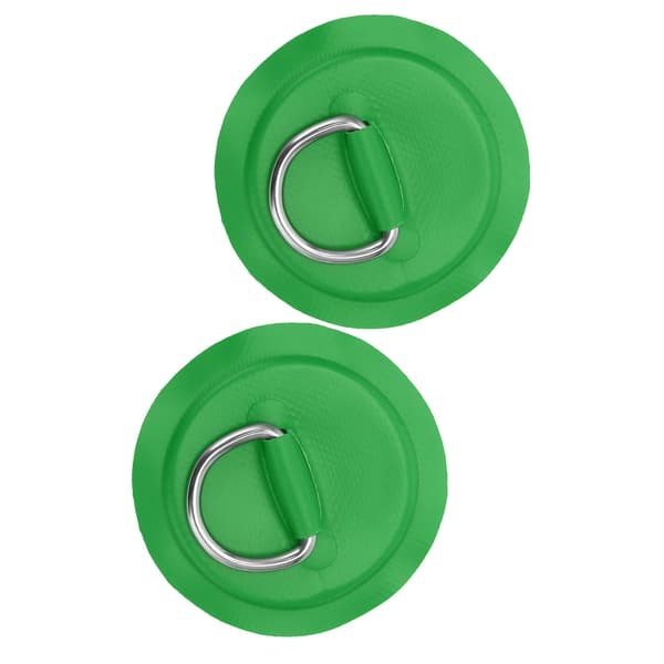 D Ring Pad PVC Oppustelig Båd Flåde Dinghy Kano Surfbræt Kajak Montering Grøn