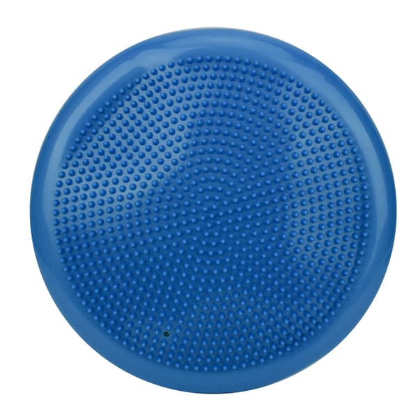 Uppblåsbar yogabalanskudde Wobble Massagekudde Blå 34 cm diameter