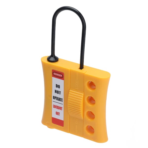 36 mm likalås isolerat Loto säkerhetslås 4 hål nylon ABS