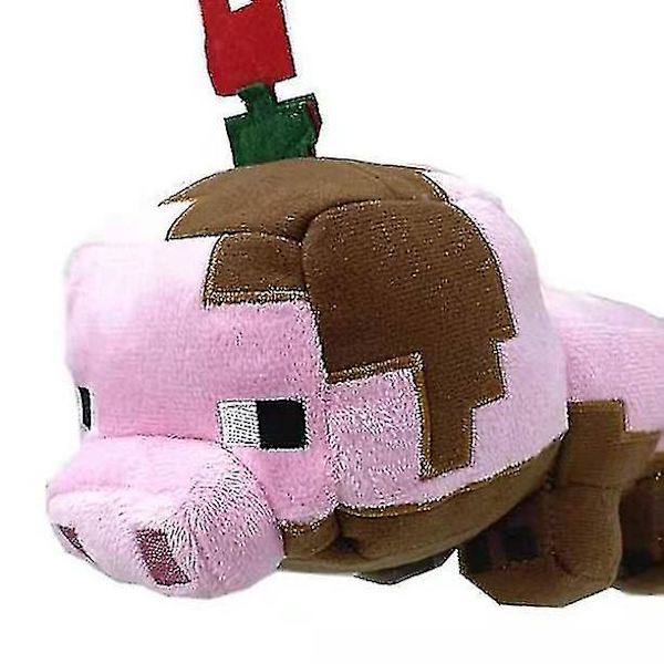 Minecraft New Mud Pig Steve Game Perifer plyschleksaksdocka 20 cm S