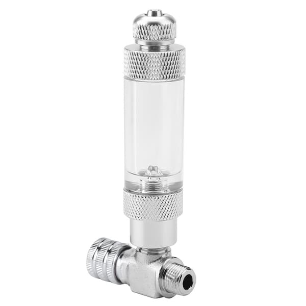 CO2 Regulator Akvariumsystem Nål Kontrollventil Bubbelräknare Akvarietillbehör 03