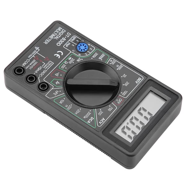 Mini LCD digital multimeter - Spenning, strøm, motstandstester
