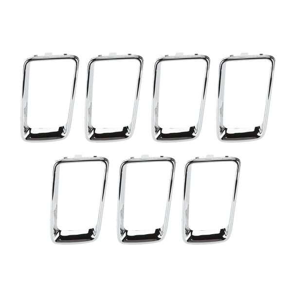 7 st/set Frontgrill Krompläterad Modifiering Ersättning för Grand Cherokee 2014-2016