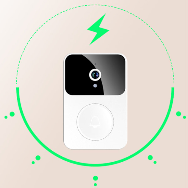 Smart videodørklokke Magisk stemmeskifter Videofjernbetjening HD Night Vision Auto-app-deling Snapshot Cloud Storage