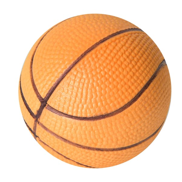12 stk. 6,3 cm Bløde EVA Elastiske Bolde til Børnelegeplads - Trykreducerende Stressbold til Børn - Basketball