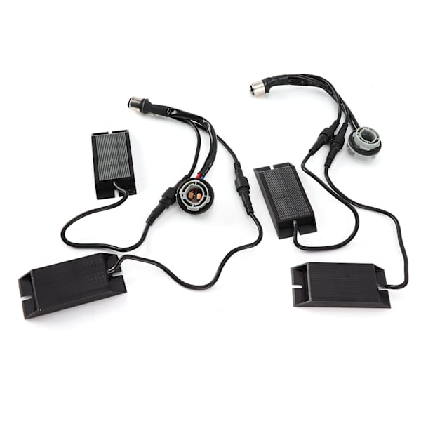 1157 Bil LED Lys Split Dobbel Motstand Dekoder Avtakbar Design for 2‑Farge/3‑Farge Lys
