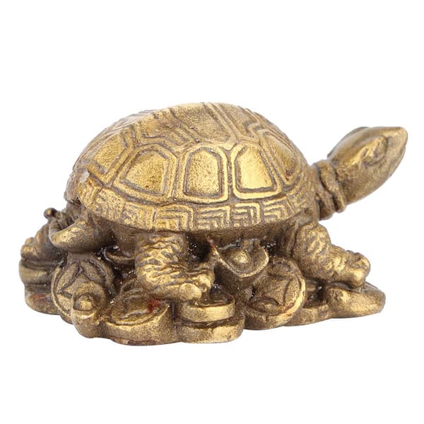 Kinesisk brons Lucky Tortoise Craft Dekoration