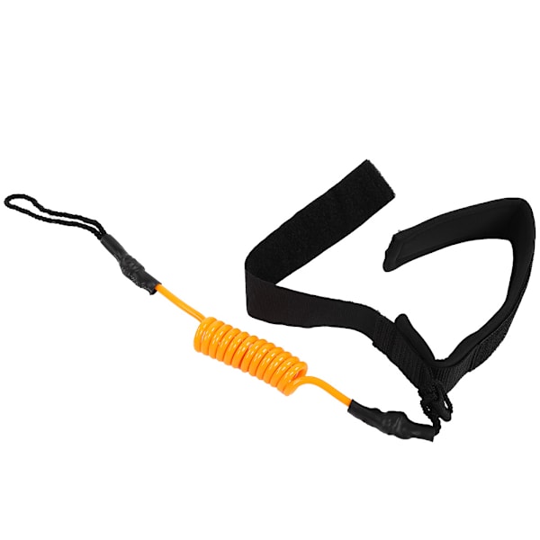 Stand Up Paddle Board Spiralformet Benforbindelse Benrem Surf Leash til Surfbræt (Orange)