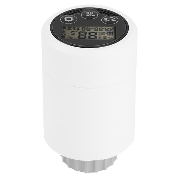 Smart ZigBee Kylarventil LCD-skærm App-styring Temperaturjustering