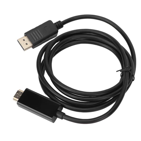 DisplayPort til HDMI Adapter Konverter 1.8m 5.9ft 1080p til TV PC