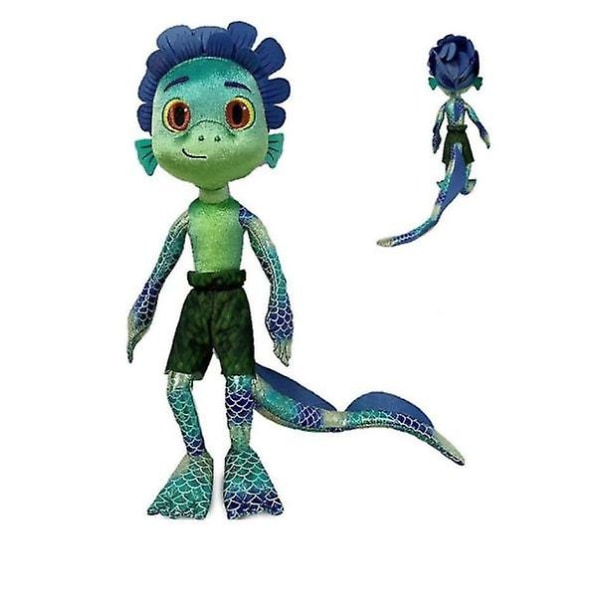 Havmonster Gaby Plyslegetøj Luca Alberto Fyldet Plys Sommervenskab Anime Doll-1 blue