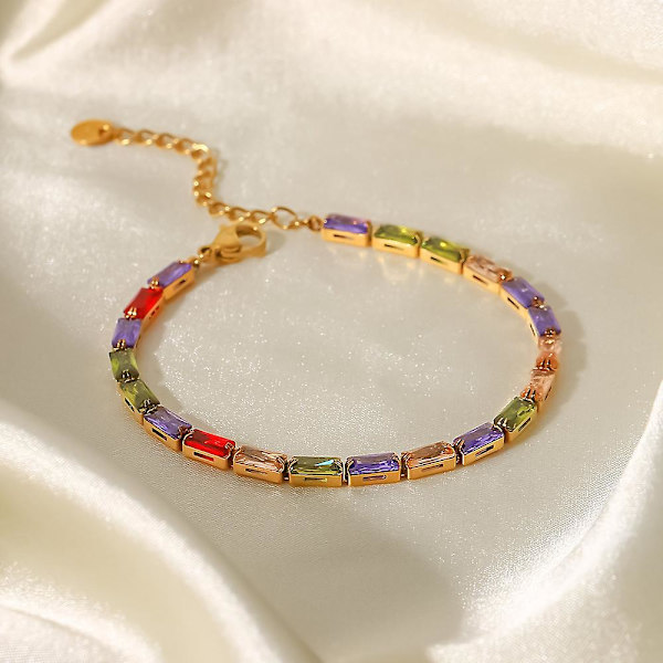 Armband Square Daily Outfit Metallic Element B1407 JDB201284-WT