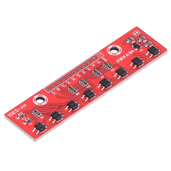 8-kanals infraröd detekteringssensor PCB 8-bitars detektor jaktkort spårningsmodul