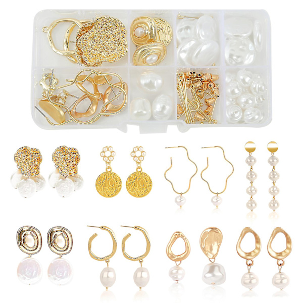 Korvakorut Tee itse Unique Shell Pearl Muotikorut B2286 E2005-7