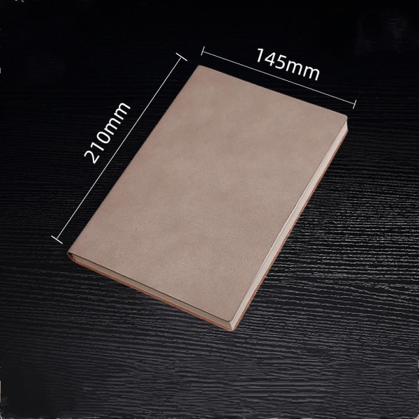 Premium A5 Classic Hardcover läder Notebookcamel