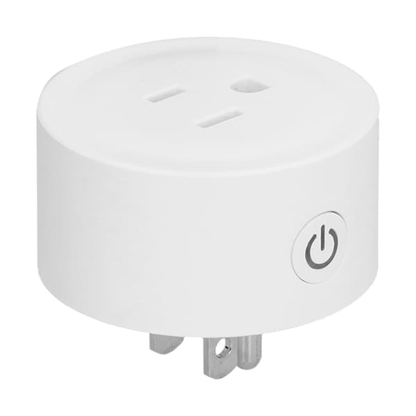 Smart WiFi-kontakt med timer, fjernkontroll, stemmeassistent US 90-250V