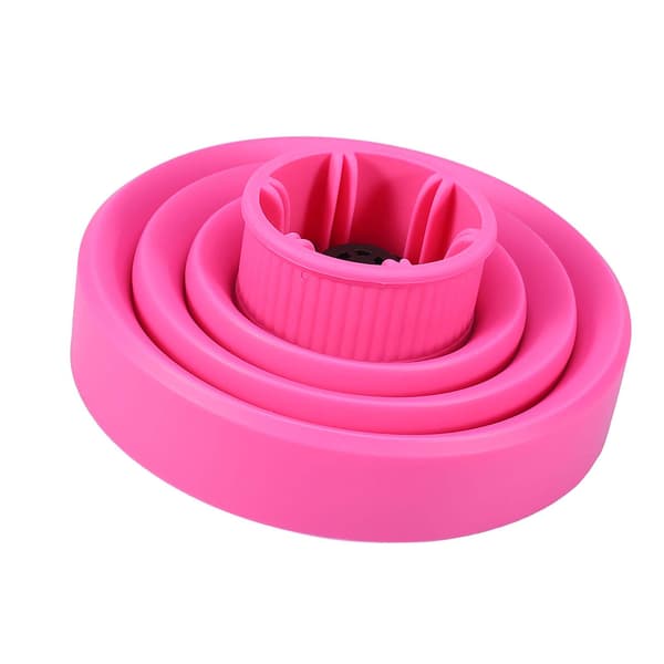 Vikbar foldbar hårtørrer Hårblæser Diffuserhylster Styling Frisørværktøj (pink)