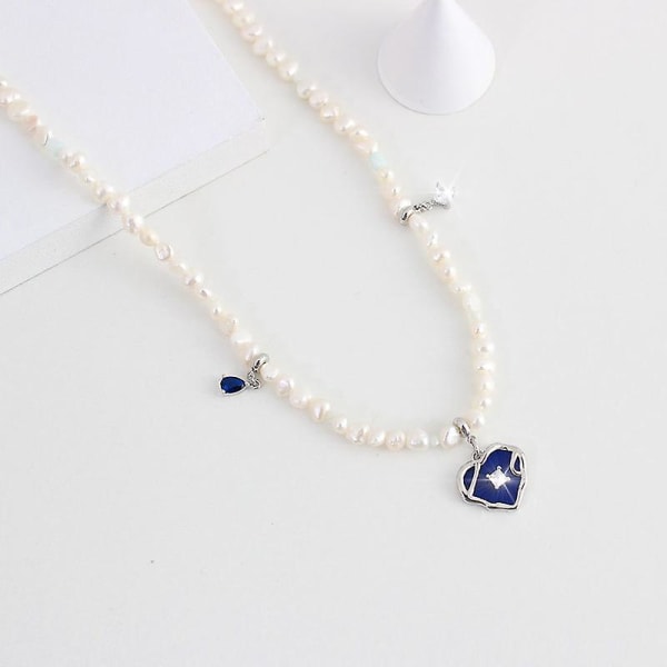 Halskæde Pearl Heart Stud Fashion smykker Ac7234 C234