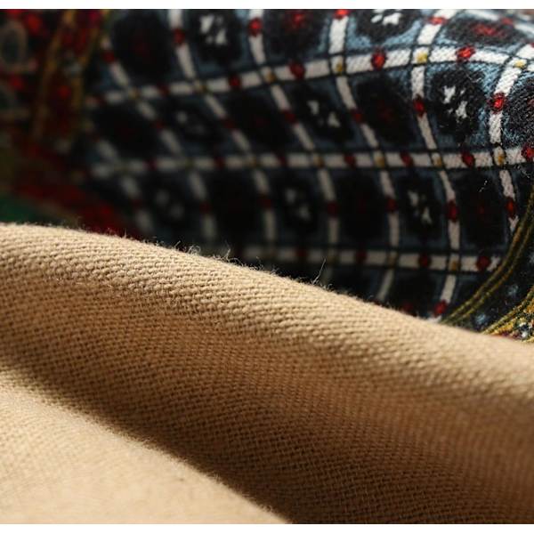 Talviretro naisten print paksuuntunut hupullinen takki red 4XL