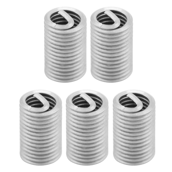 50 stk. spiralgjengeinnsatser i rustfritt stål 304 M6 x 1,0 x 3D lengde
