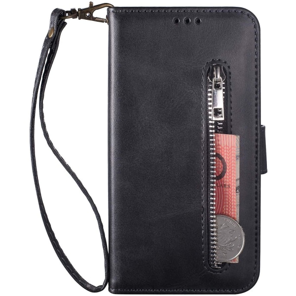 Samsung Galaxy A41 Wallet phone case, musta