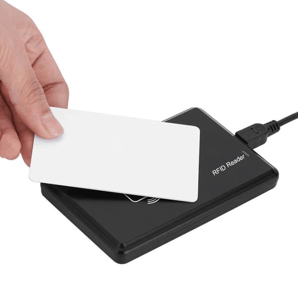 Bärbar 125KHz ID-kortläsare USB-kabel Windows System Support