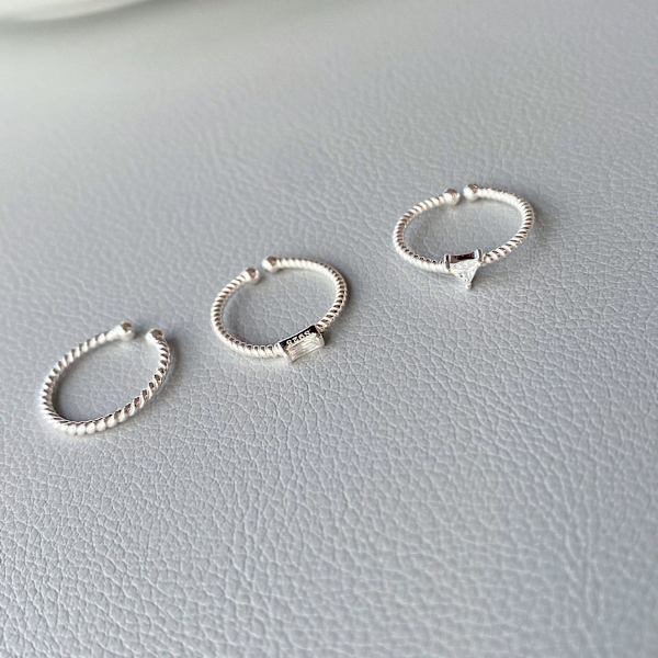 Ringpärlor S925 Silver Modesmycken Ac5456 3